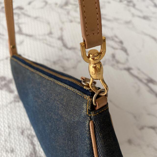 【Christian Dior】ミニサドルバッグ デニム レディースのバッグ(ショルダーバッグ)の商品写真