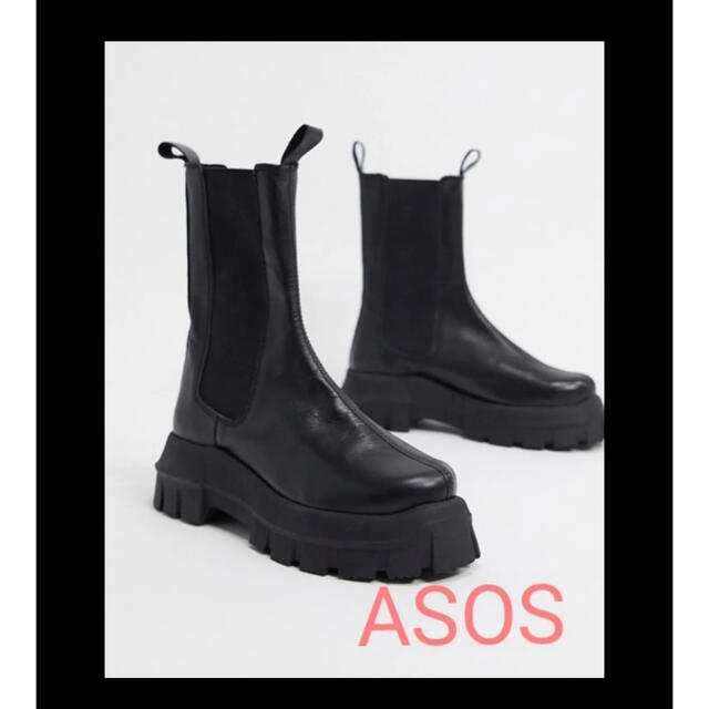 asos(エイソス)のASOSサイドゴアブーツ☆ レディースの靴/シューズ(ブーツ)の商品写真