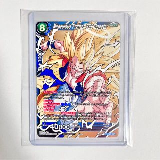 ドラゴンボール超カードゲーム　SS4ゴジータ　SCRカード　海外　英語版　美品