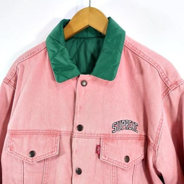 Supreme(シュプリーム)のSupreme×LEVIS 18aw Quilted Trucker メンズのジャケット/アウター(Gジャン/デニムジャケット)の商品写真