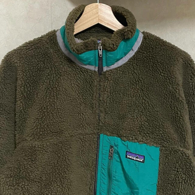 【希少】Patagonia レトロx グリーン　ライトグリーン　ブラウン