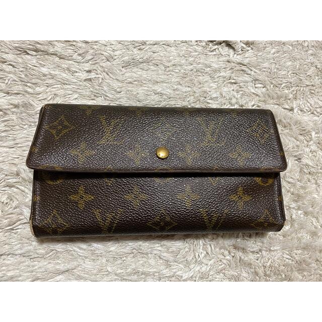 LOUIS VUITTON(ルイヴィトン)のルイ・ヴィトン レディス　三つ折り長財布 レディースのファッション小物(財布)の商品写真