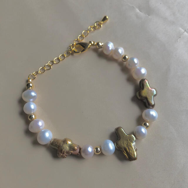 beads bracelet ハンドメイドのアクセサリー(ブレスレット/バングル)の商品写真