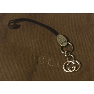 グッチ(Gucci)のグッチ GGロゴ ストラップ 携帯 スマホ(チャーム)