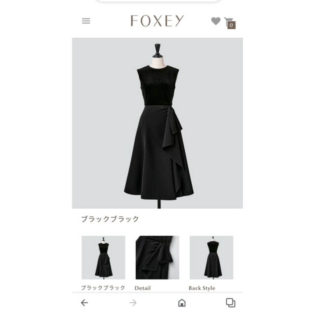 FOXEY(フォクシー)の美品です。FOXEY フォクシー　Noelle Dress42 レディースのワンピース(ひざ丈ワンピース)の商品写真