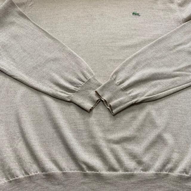 【LACOSTE】ラコステ アースカラー Vネック ニット セーター