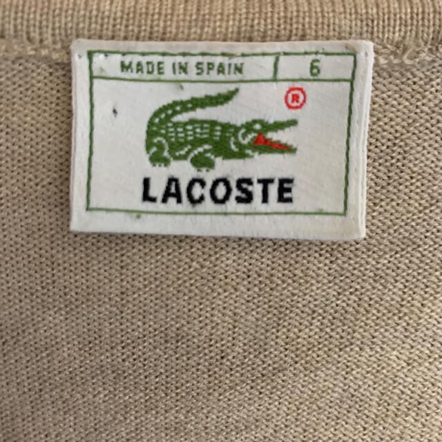 【LACOSTE】ラコステ アースカラー Vネック ニット セーター