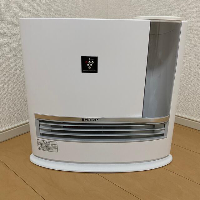 シャープ 加湿 セラミックファンヒーター　HX-L120-W