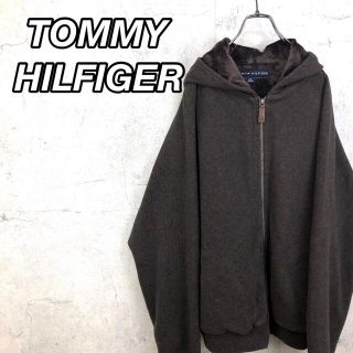 トミーヒルフィガー(TOMMY HILFIGER)の希少 90s トミーヒルフィガー パーカー ビッグシルエット 美品.(パーカー)