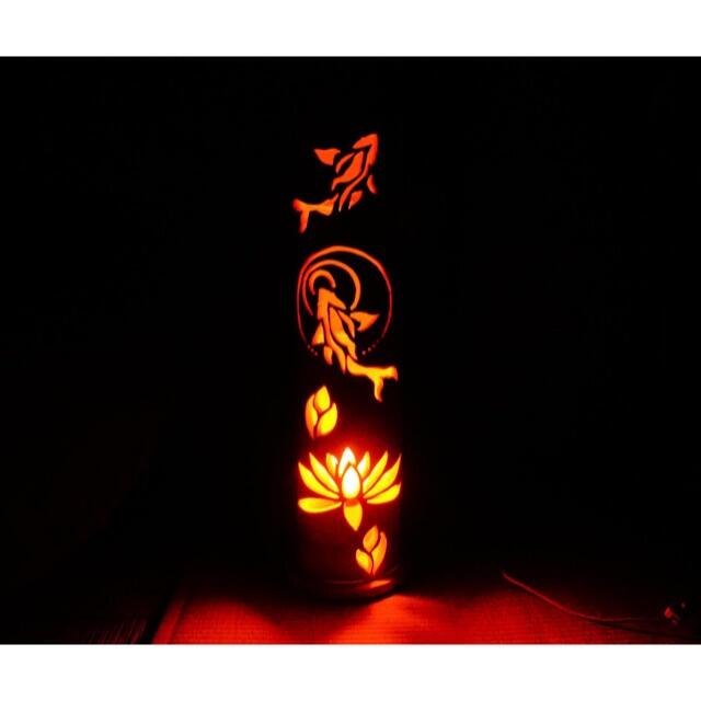 竹ランプ　　炎のゆらめき〜〜揺らぎの池〜〜
