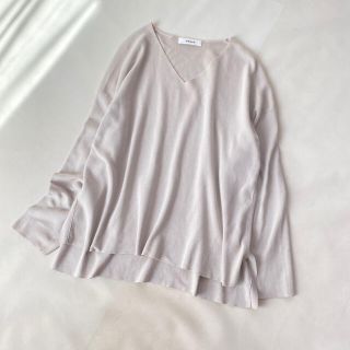 ロンハーマン(Ron Herman)の美品✨エブール ニット コットン 春服 セーター Ｖネック プルオーバー(ニット/セーター)