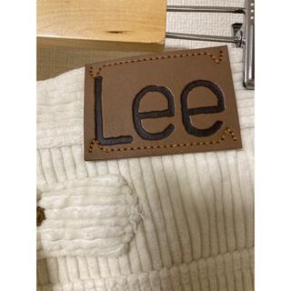 リー(Lee)のLeeコーデュロイパンツ　ホワイト(カジュアルパンツ)