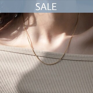 エディットフォールル(EDIT.FOR LULU)の【数量限定SALE】Snake chain necklace 🌼 45cm(ネックレス)