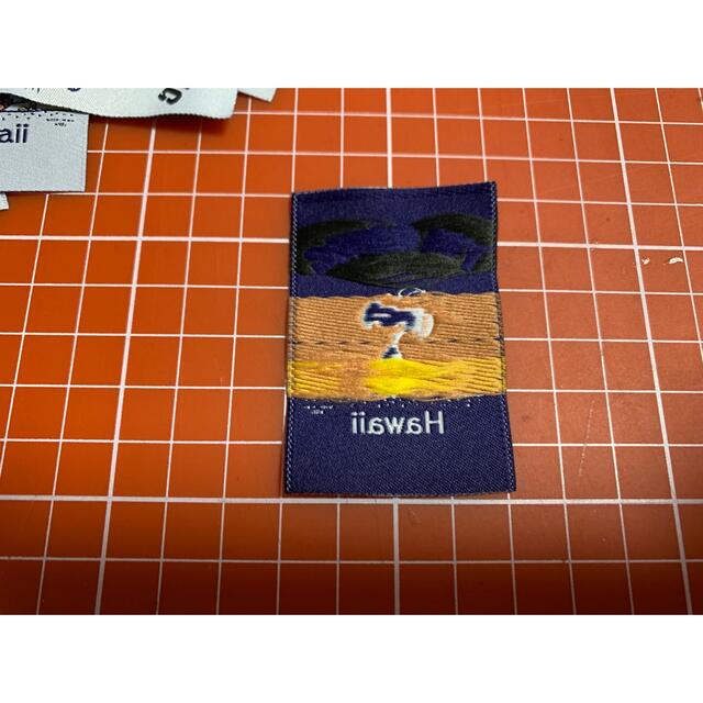 布タグ15枚 スヌーピー　 SNOOPY サーフ　ハワイ ハンドメイドの素材/材料(各種パーツ)の商品写真