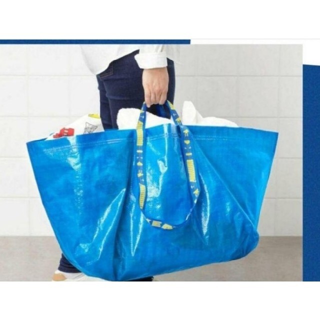 IKEA(イケア)の送料込み 【Lサイズ✨2枚】  IKEA イケア フラクタ エコバッグ Lサイズ レディースのバッグ(エコバッグ)の商品写真