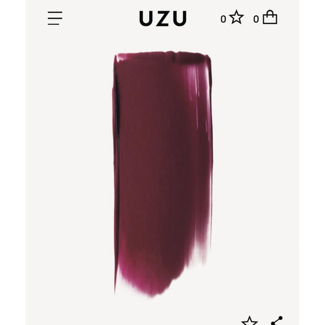 FLOWFUSHI(フローフシ)のUZU ウズ モテマスカラ BURGUNDY(バーガンディ) コスメ/美容のベースメイク/化粧品(マスカラ)の商品写真