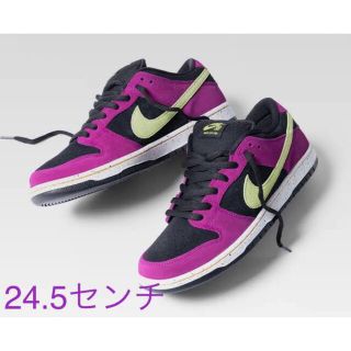 ナイキ(NIKE)のNIKE SB DUNK LOW RED PLUM  24.5(スニーカー)