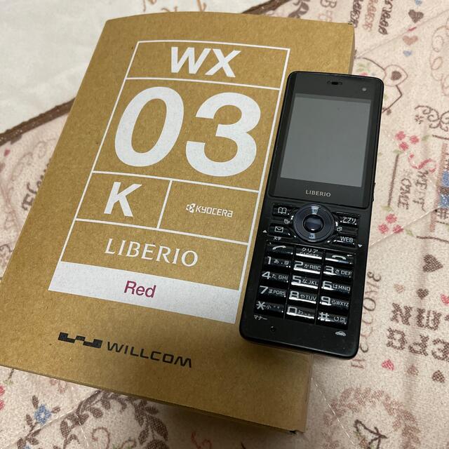 京セラ(キョウセラ)のウィルコム WILLCOM LIBERIO 2台セット スマホ/家電/カメラのスマートフォン/携帯電話(PHS本体)の商品写真