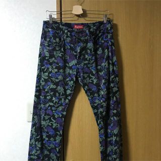 【16ss】supreme levis roses 505 jeansdenim