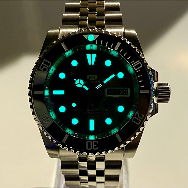 Sub Jubilee Custom Mod / NH36A メンズの時計(腕時計(アナログ))の商品写真