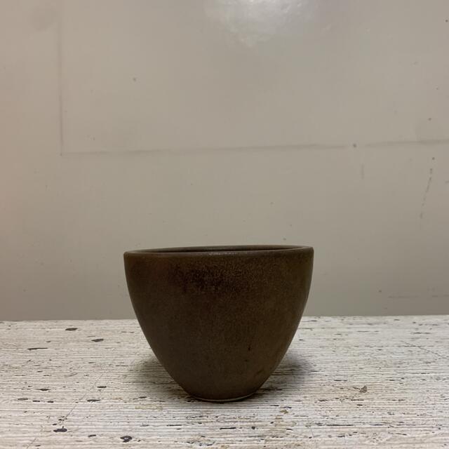 ● Acorn POT  ーbrown GOLDー No.25 インテリア/住まい/日用品の日用品/生活雑貨/旅行(日用品/生活雑貨)の商品写真