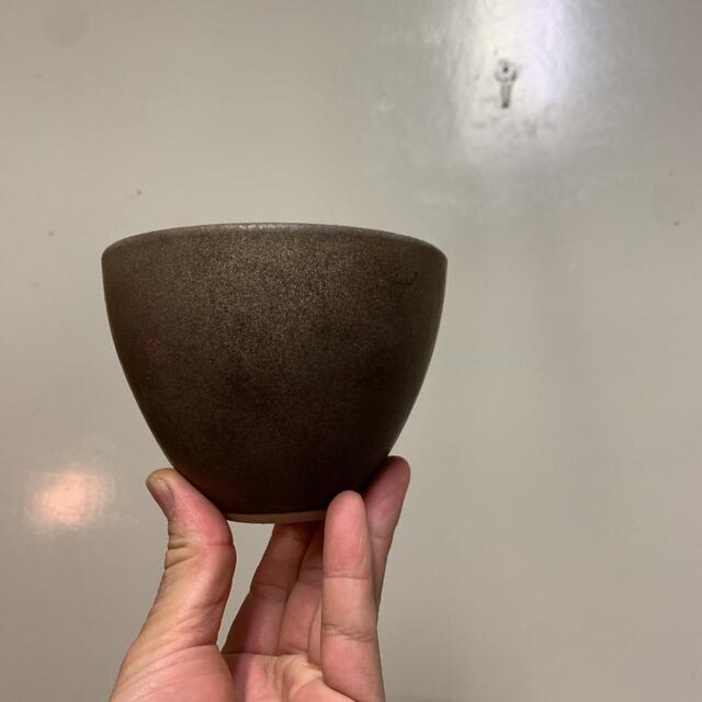 ● Acorn POT  ーbrown GOLDー No.25 インテリア/住まい/日用品の日用品/生活雑貨/旅行(日用品/生活雑貨)の商品写真