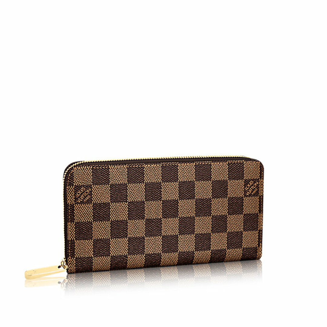 ルイヴィトン N41661 長財布 ブラウン  LOUIS VUITTON ジッピーウォレット ダミエ