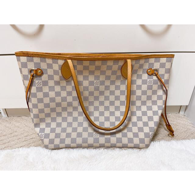 LOUIS VUITTON(ルイヴィトン)の値下げ致しました！！！！！ルイヴィトン ダミエ アズール ネヴァーフルMM レディースのバッグ(トートバッグ)の商品写真