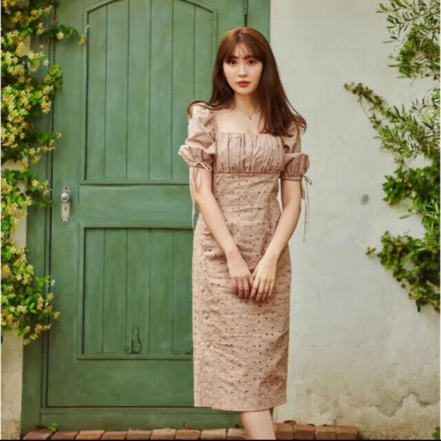 herlipto 2way Eyelet Lace summer dress レディースのワンピース(ひざ丈ワンピース)の商品写真