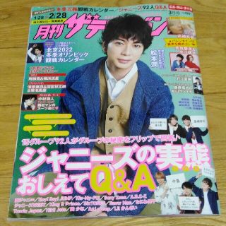 カドカワショテン(角川書店)の月刊ザテレビジョン　3月号　切り抜き(音楽/芸能)