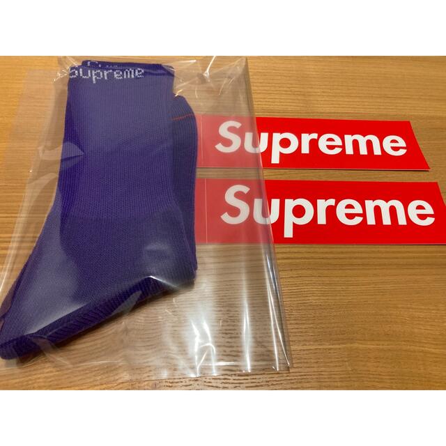 Supreme(シュプリーム)の匿名　Supreme Hanes Crew Socks  Purple メンズのレッグウェア(ソックス)の商品写真