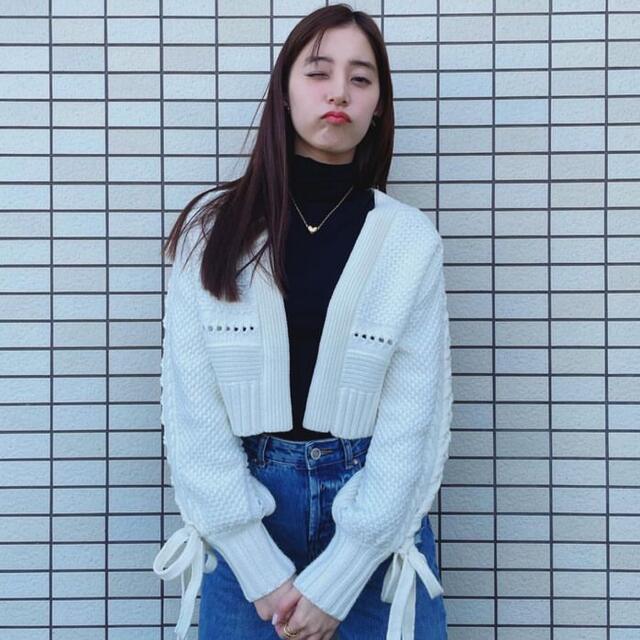 SNIDEL - 新品未使用 新木優子さん着用* SNIDELドロストケーブル SNIDEL - 新品未使用 新木優子さん着用* SNIDELドロストケーブル