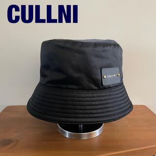 CULLNI  レザーパッチ　バケットハット　ブラック　CP-005
