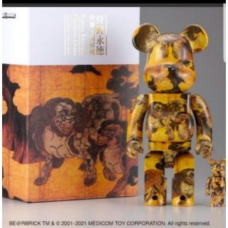 メディコムトイ(MEDICOM TOY)のBE@RBRICK 狩野永徳 唐獅子図屏風 100% ＆ 400% ベアブリック(ぬいぐるみ/人形)