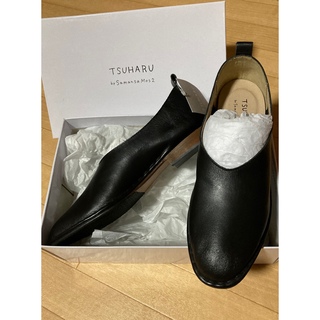 サマンサモスモス(SM2)の新品　ツハル　フラットシューズ　M(ローファー/革靴)