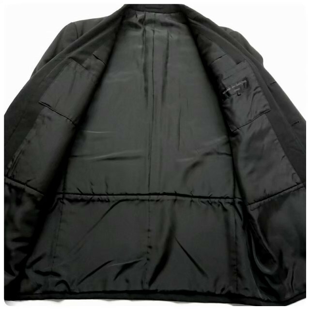 COMME des GARCONS(コムデギャルソン)の97AW コムデギャルソンオム 高級ウール背面パディングシングルハーフコート M メンズのジャケット/アウター(チェスターコート)の商品写真
