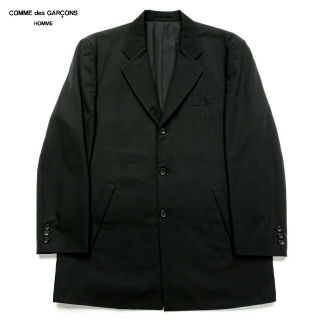 コムデギャルソン(COMME des GARCONS)の97AW コムデギャルソンオム 高級ウール背面パディングシングルハーフコート M(チェスターコート)