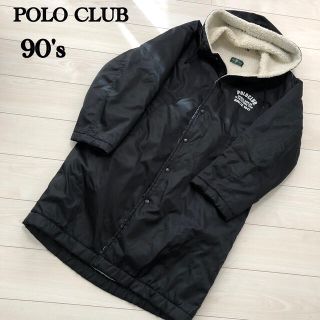 ポロクラブ(Polo Club)の90s POLO CLUB ボアフリース　ナイロン　ベンチコート　ポロクラブ(その他)