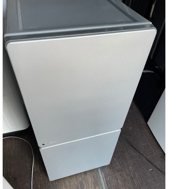 ユーイング 2ドア冷蔵庫110L 2016年製 シルバー 冷蔵庫