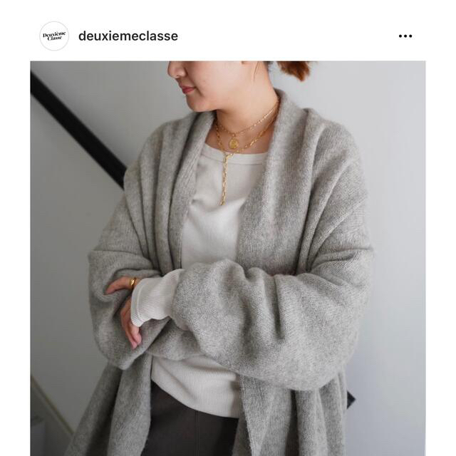 DEUXIEME CLASSE(ドゥーズィエムクラス)の美品⭐︎ Deuxieme Classe *【ローレン マヌージアン】 レディースのトップス(カーディガン)の商品写真