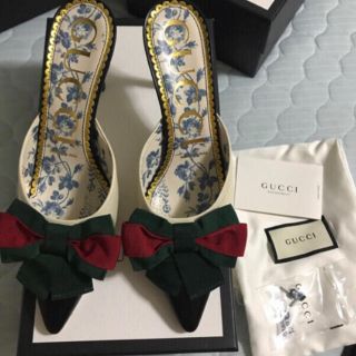 グッチ(Gucci)の新品　GUCCI  パンプス　ミュール　37  グッチ(ハイヒール/パンプス)