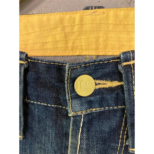 Lee イエローボタン デニムパンツ!