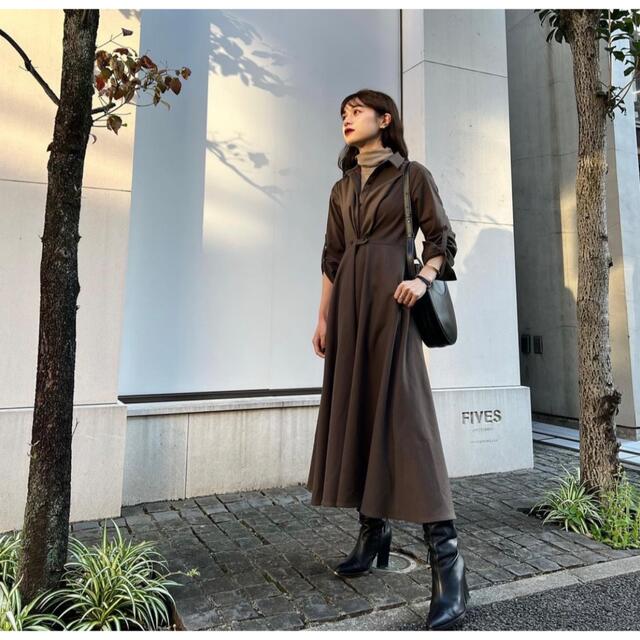 ショッピング値下 Waist tuck Dress L'Or ロル タックワンピース