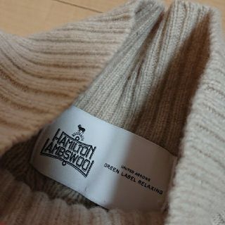 ユナイテッドアローズグリーンレーベルリラクシング(UNITED ARROWS green label relaxing)のHAMILTON LAMBSWOOL セーター(ニット/セーター)