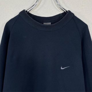 ナイキ(NIKE)の【90s】ナイキ/NIKE スウェット トレーナー　スモール スウォッシュ刺繍(スウェット)