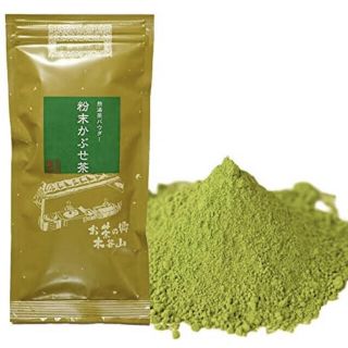 りんご様　粉末緑茶】 粉末かぶせ茶 100g入 挽きたて (茶)