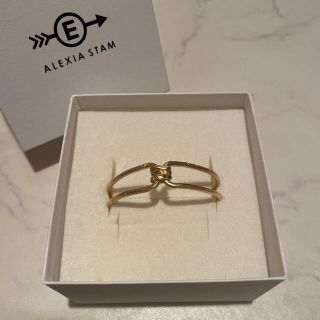 アリシアスタン(ALEXIA STAM)のalexiastam  triple loop gold bangle(ブレスレット/バングル)