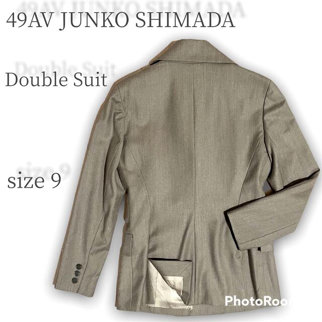 ⭐︎極美品⭐︎カシミヤ混　ジュンコシマダ　レディース　ダブル　スカートスーツ 3