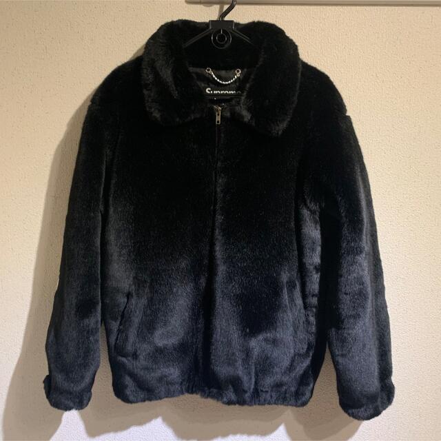 Supreme - 【L】 Supreme faux fur bomber jacket blackの通販 by こ 