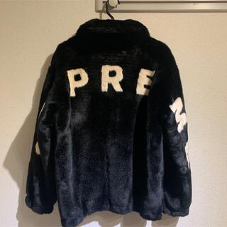 シュプリーム(Supreme)の【L】 Supreme faux fur bomber jacket black(ブルゾン)